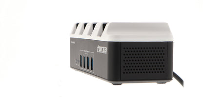 Regulador de Voltaje Forza FSP-4412USB | 4 Tomacorrientes NEMA + 4 Puertos de Carga USB | 1300W | CE-REG-01