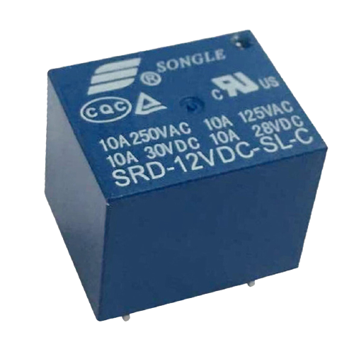 Relay Songle SRD-12VDC-SL-C | 12V DC | SPDT | 5 Pines | CE-REL-02