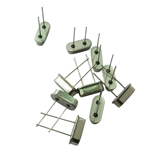 Oscilador / Resonador de Cristal de Cuarzo | 5 Pack | HC-49S | 32.768KHz / 4MHz / 8MHz / 12MHz / 16MHz / 20MHz / 25MHz / 27MHz | CE-RES-01