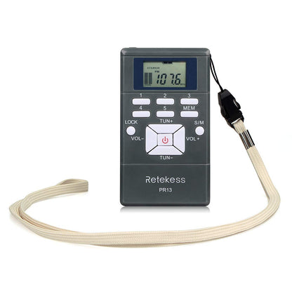 Receptor FM - Retekees PR13 | 3.5mm | 76-108MHz | CE-RFM-01