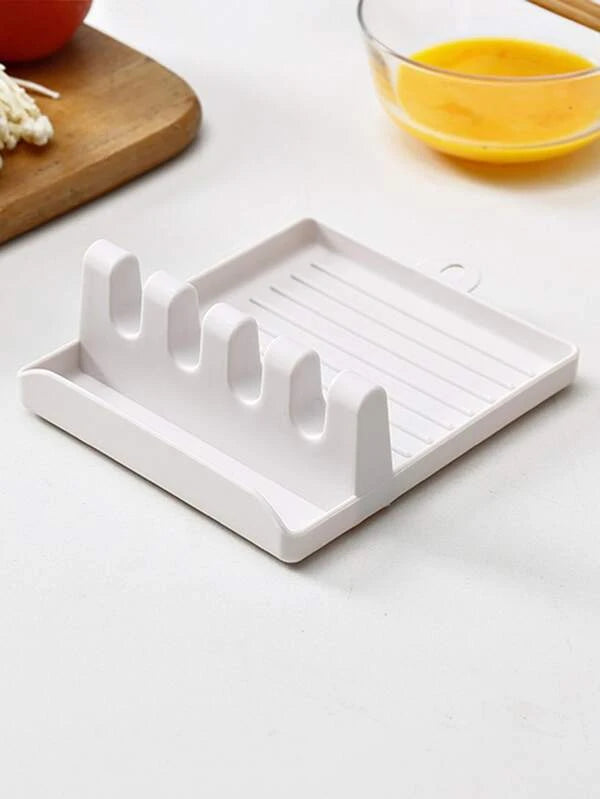 Escurridor / Organizador para Tapa y Cucharas | Cocina | Blanco | ABS | CHO-CCI-01