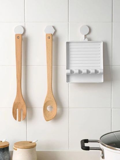 Escurridor / Organizador para Tapa y Cucharas | Cocina | Blanco | ABS | CHO-CCI-01