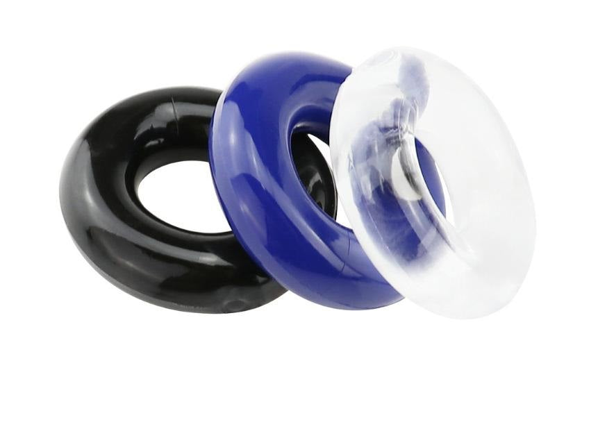 Anillo Retardador | Liso | Negro / Azul / Transparente / Rosado / Morado / Celeste | CJS-AN-05