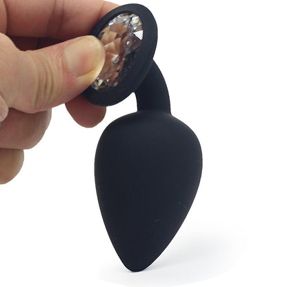 Butt Plug - Tapón Anal | 9.5cm / 4cm | Negro / Rojo / Morado | Silicona - Flexible | CJS-AP-06