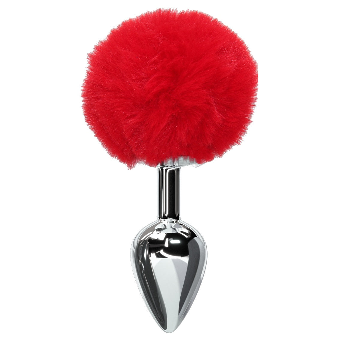 Butt Plug - Tapn Anal | Cola de Conejo | 7cm / 2.7cm | Metal | Rojo / Centroniks | Costa Rica Butt Plug - Tapn Anal | Cola de Conejo | 7cm / 2.7cm | Metal | Rojo / Centroniks | Costa Rica