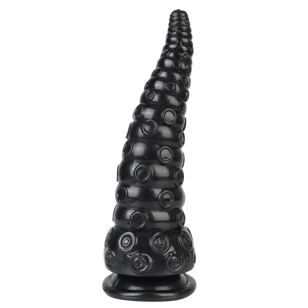 Butt Plug - Tapón Anal | S / M / L | Tentáculo | Negro | TPE | CJS-AP-38