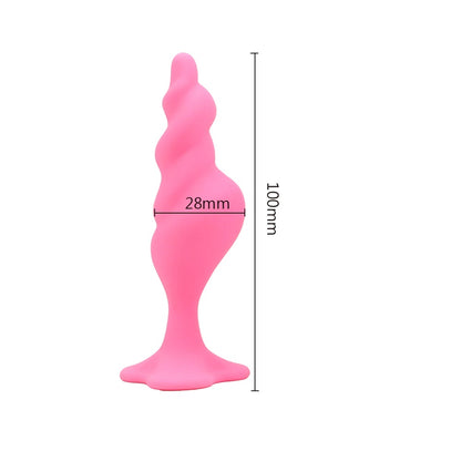 Butt Plug - Tapón Anal | S / L | Rosado | Silicona | CJS-AP-39