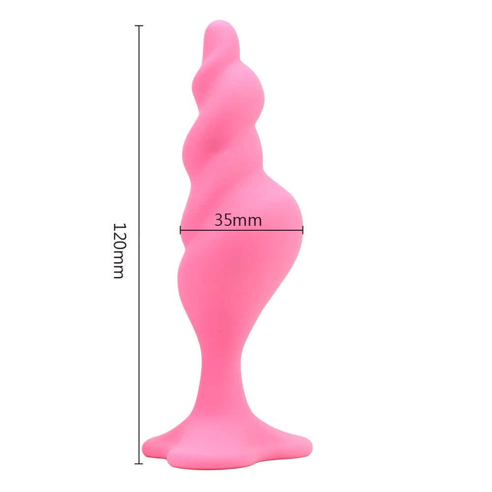 Butt Plug - Tapón Anal | S / L | Rosado | Silicona | CJS-AP-39