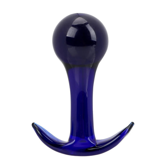 Plug Anal | Azul | Vidrio | 12cm / 4cm | CJS-AP-40