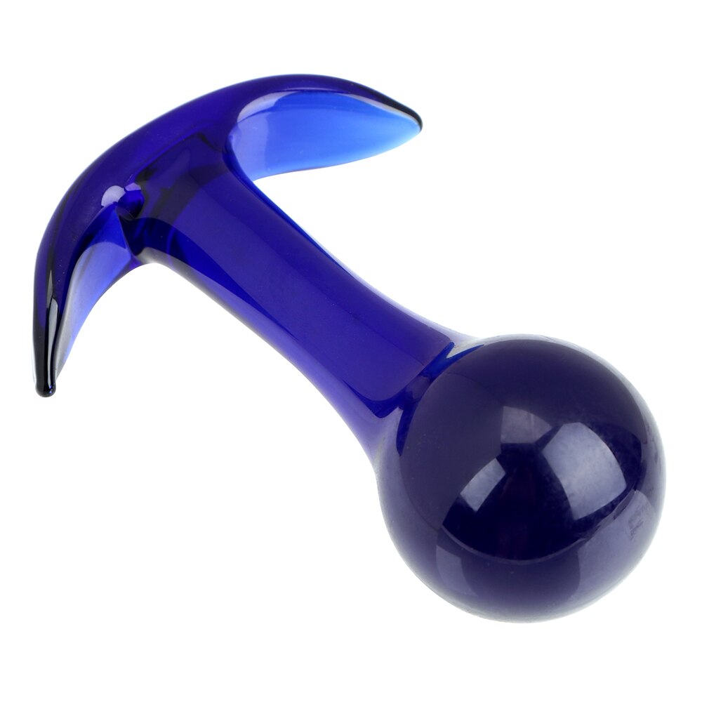 Plug Anal | Azul | Vidrio | 12cm / 4cm | CJS-AP-40