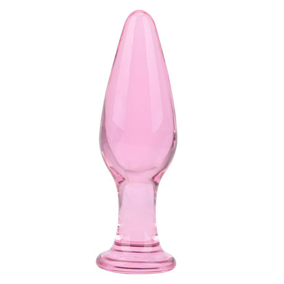 Set de 3 Plug Anal | Rosado | Vidrio | 11cm / 4.2cm | CJS-AP-41