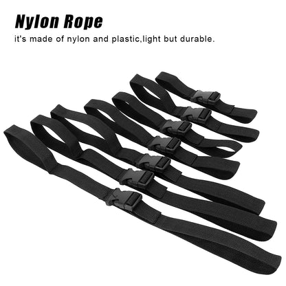 Arnés para Cuerpo | Set de 7 Piezas | BDSM / Bondage | Negro | Nylon / ABS | CJS-AR-10