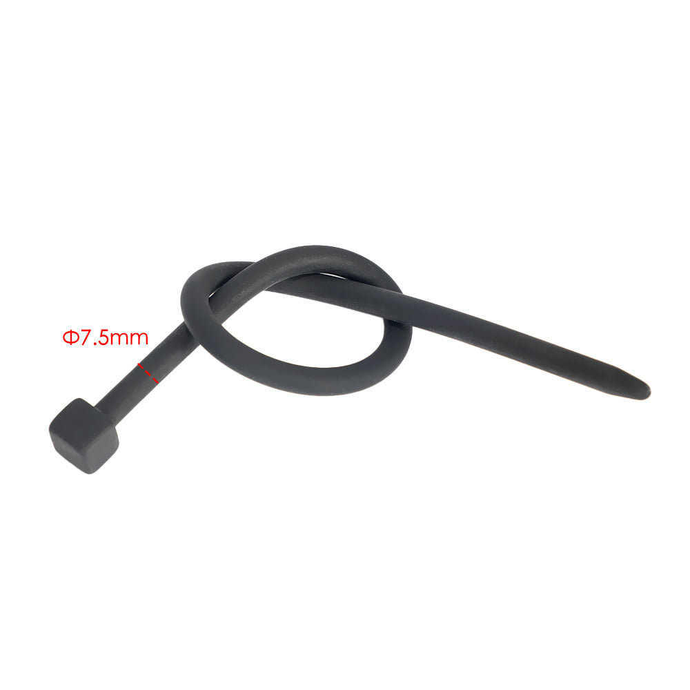 Catéter Uretral | 35cm x 3.5/4.5/5.5/7.5/9.5/11.5mm | Negro | CJS-CAT-01