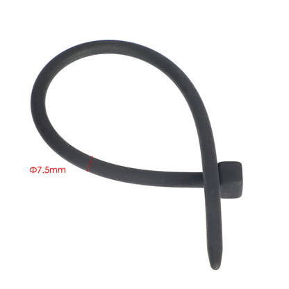 Catéter Uretral | 35cm x 3.5/4.5/5.5/7.5/9.5/11.5mm | Negro | CJS-CAT-01