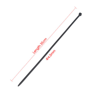 Catéter Uretral | 35cm x 3.5/4.5/5.5/7.5/9.5/11.5mm | Negro | CJS-CAT-01