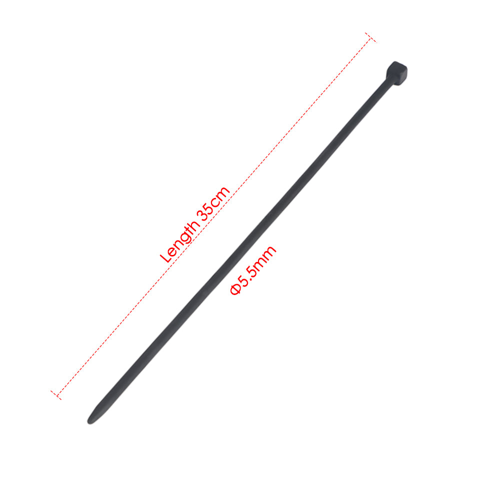 Catéter Uretral | 35cm x 3.5/4.5/5.5/7.5/9.5/11.5mm | Negro | CJS-CAT-01