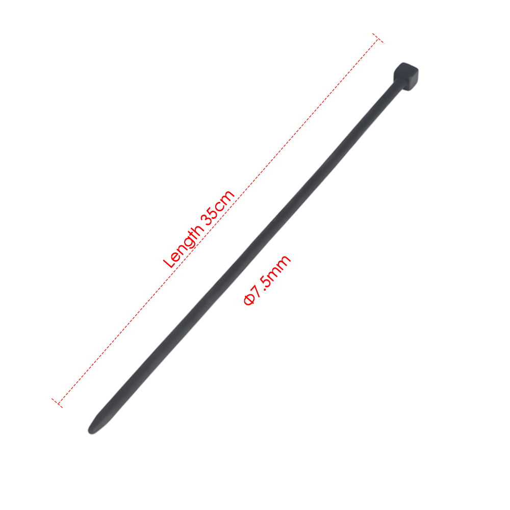 Catéter Uretral | 35cm x 3.5/4.5/5.5/7.5/9.5/11.5mm | Negro | CJS-CAT-01
