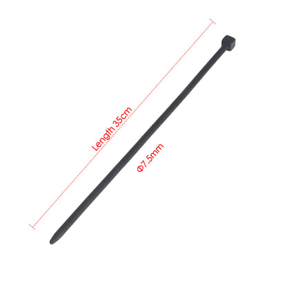 Catéter Uretral | 35cm x 3.5/4.5/5.5/7.5/9.5/11.5mm | Negro | CJS-CAT-01