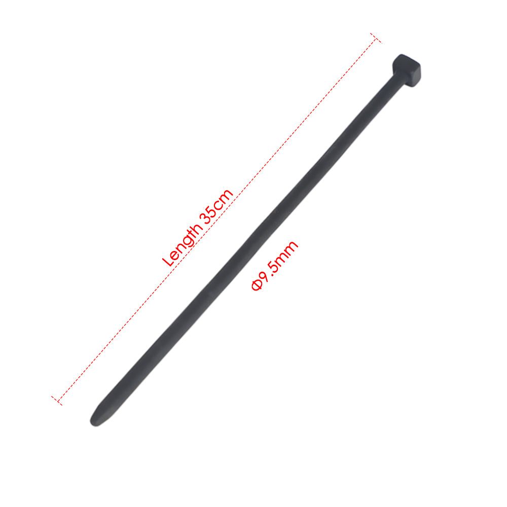 Catéter Uretral | 35cm x 3.5/4.5/5.5/7.5/9.5/11.5mm | Negro | CJS-CAT-01