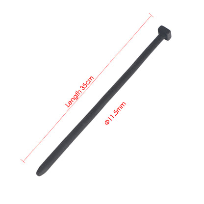 Catéter Uretral | 35cm x 3.5/4.5/5.5/7.5/9.5/11.5mm | Negro | CJS-CAT-01