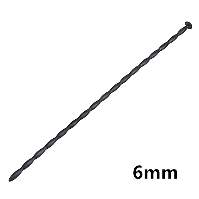 Catéter Uretral | 30cm x 3mm / 4mm / 5mm / 6mm / 7mm / 8mm / 9mm / 10mm | Negro | CJS-CAT-02