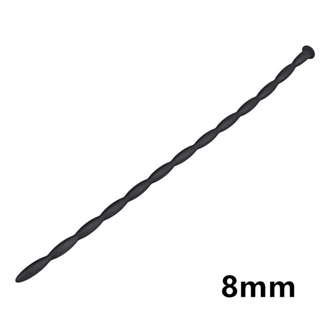 Catéter Uretral | 30cm x 3mm / 4mm / 5mm / 6mm / 7mm / 8mm / 9mm / 10mm | Negro | CJS-CAT-02