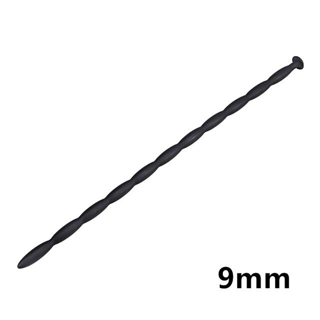 Catéter Uretral | 30cm x 3mm / 4mm / 5mm / 6mm / 7mm / 8mm / 9mm / 10mm | Negro | CJS-CAT-02