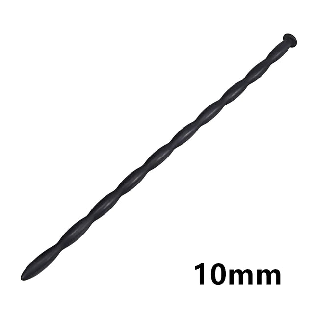 Catéter Uretral | 30cm x 3mm / 4mm / 5mm / 6mm / 7mm / 8mm / 9mm / 10mm | Negro | CJS-CAT-02