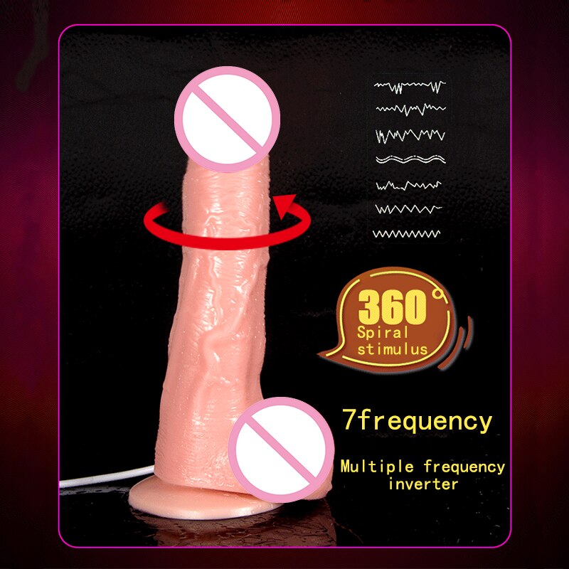 Vibrador Multivelocidad | 7 Velocidades | Testículos | 18cm / 3cm | Oscilatorio / Telescópico | Silicona | CJS-VI-08