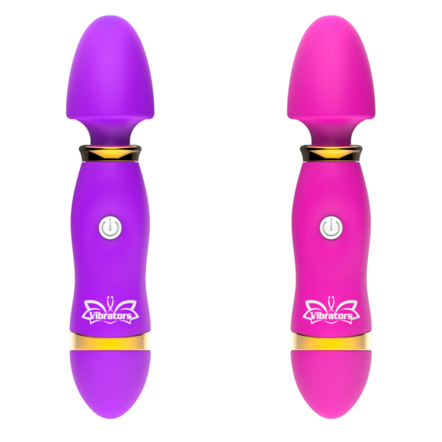 Vibrador | Recargable / USB | 14.2cm / 3.1cm | Rosado / Morado | Silicona | CJS-VI-22