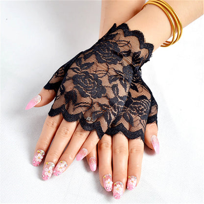 Guantes | Negro | Talla Única | Encaje | CL-GU-04