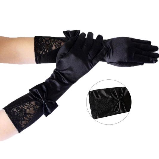 Guantes | Negro | Talla Única | Encaje | CL-GU-05