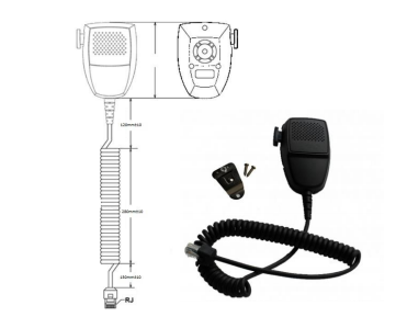 Micrófono (Pera) para Radios de Comunicación Móviles Motorola, EM200 –  Centroniks
