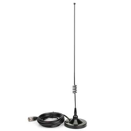 Antena Retevis MR100 + Soporte Magnético + Cable RG58  | UHF / VHF | 2.15 / 3.5dBi | PL259 | 47.9cm | CRC-AN-10