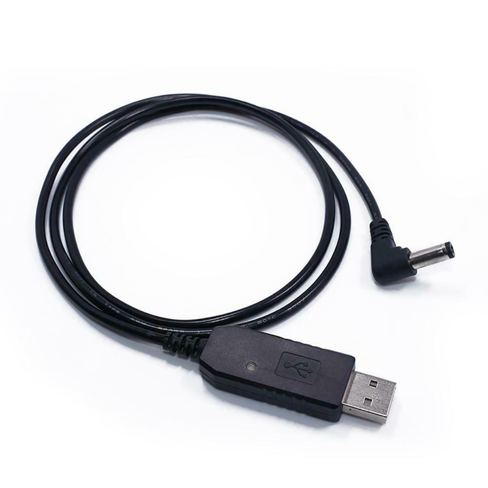 Cable USB para Cargadores Baofeng | Negro | CRC-CAB-01