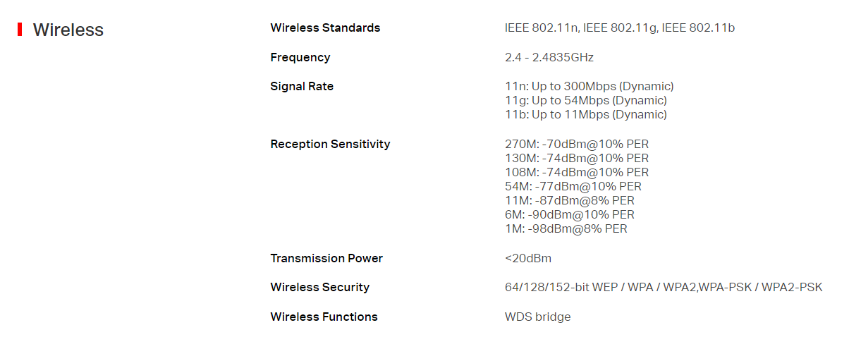 Router Inalámbrico Mercusys MW305R | 802.11n / 300Mbps | 2.4GHz | Uso Doméstico | Blanco | CRE-ROU-01