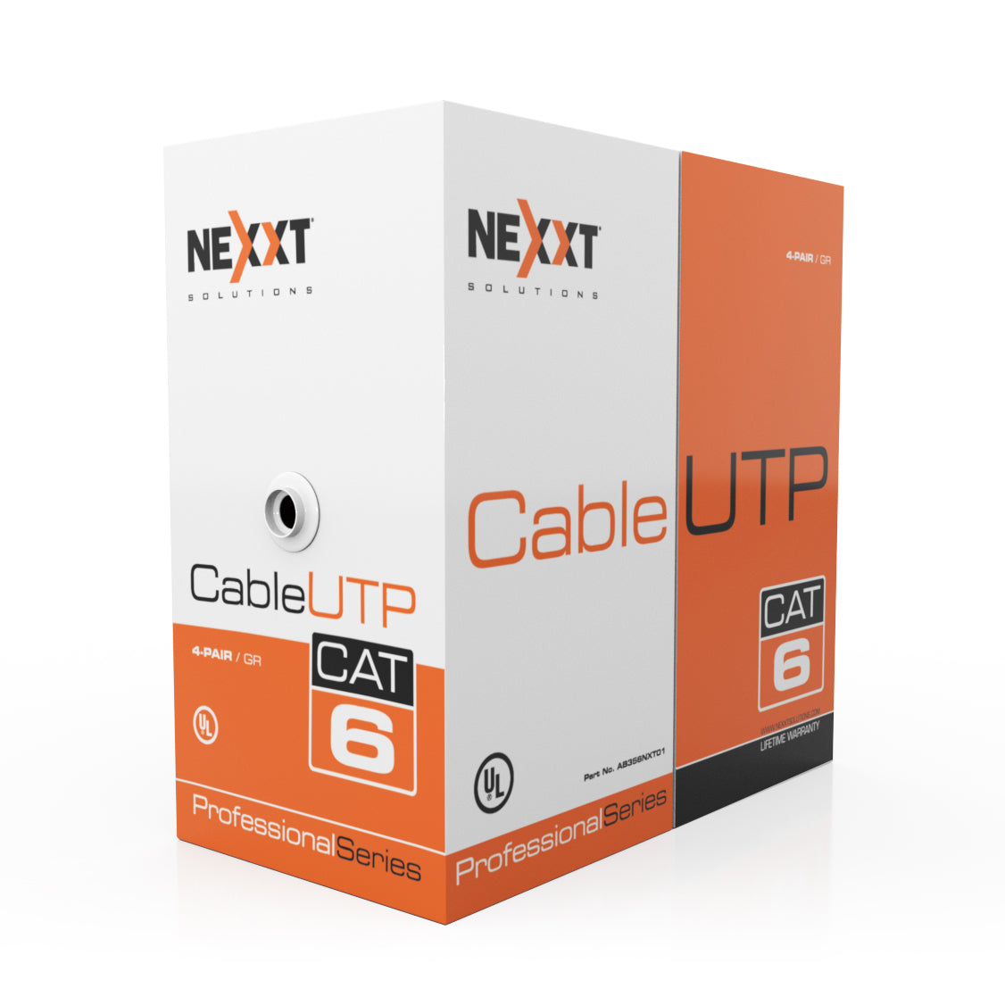 Cable UTP Cat6 Nexxt Solutions (por Metro) | Gris / Azul / Rojo | CRE-UTP-01
