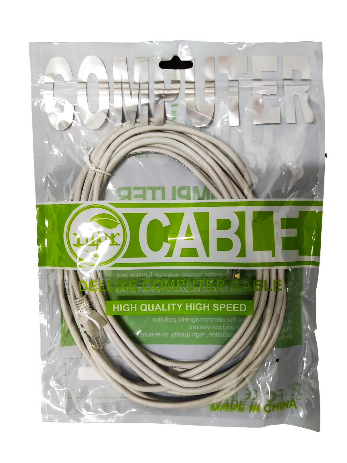 Cable de Red UTP Cat5 | 5 metros | Blanco | CRE-UTP-07