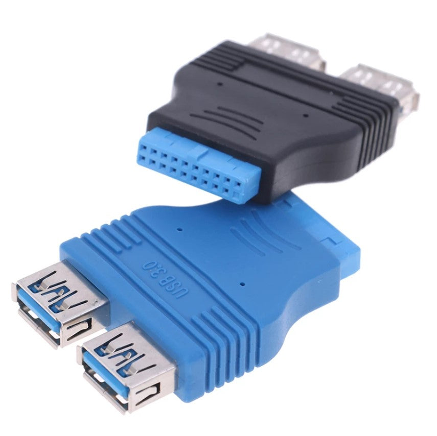 Adaptador / Convertidor 20-Pin -> 2 Puertos USB 3.0 | CTE-ADA-03