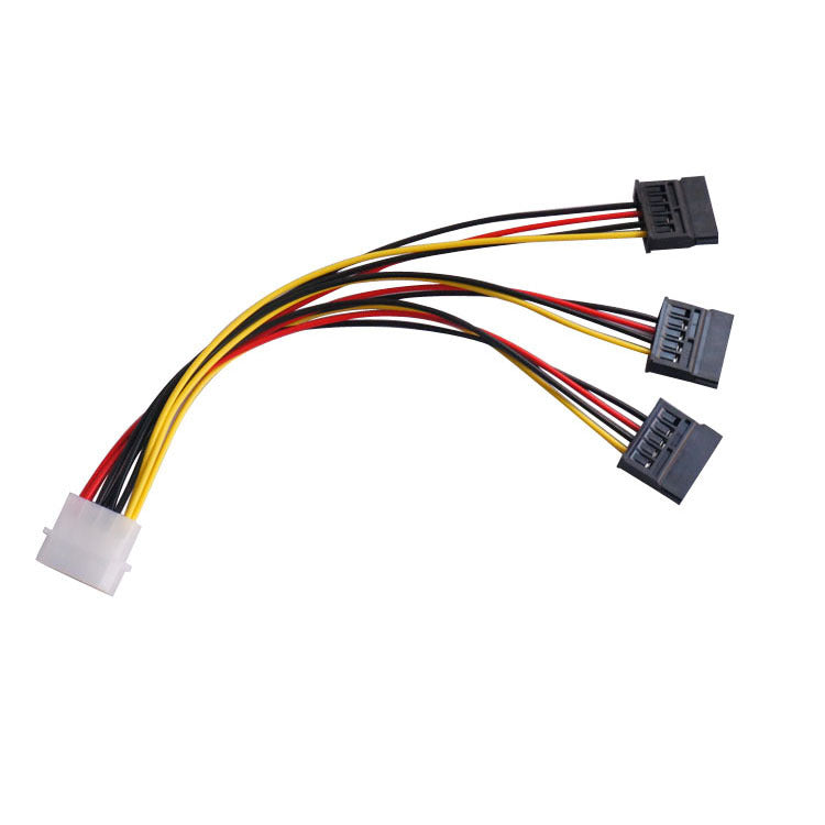 Adaptador de Alimentación | Molex -> SATA (x3) | 22AWG | 22cm | CTE-ADA-10