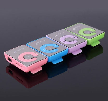 Reproductor MP3 Recargable | 3.5mm | Rosado / Morado / Verde / Rojo / Blanco / Negro / Azul | CTE-REP-01