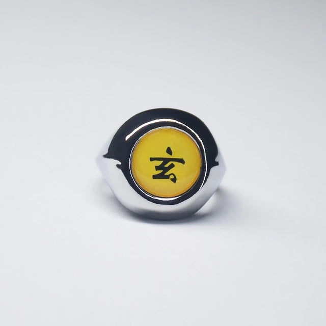 Anillo de Organización Akatsuki / Naruto | 10 Estilos | Plateado | CZG-ANI-01