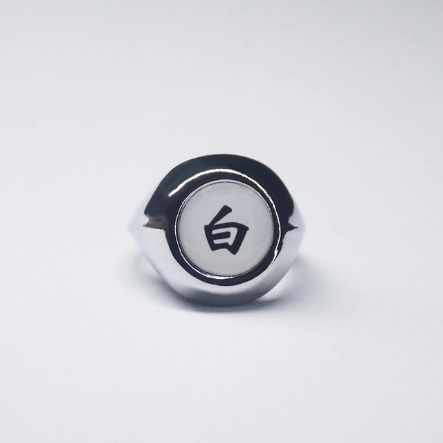 Anillo de Organización Akatsuki / Naruto | 10 Estilos | Plateado | CZG-ANI-01