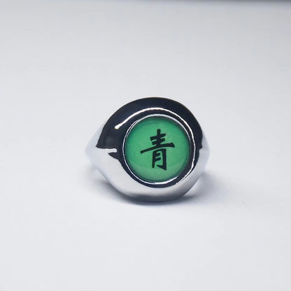 Anillo de Organización Akatsuki / Naruto | 10 Estilos | Plateado | CZG-ANI-01