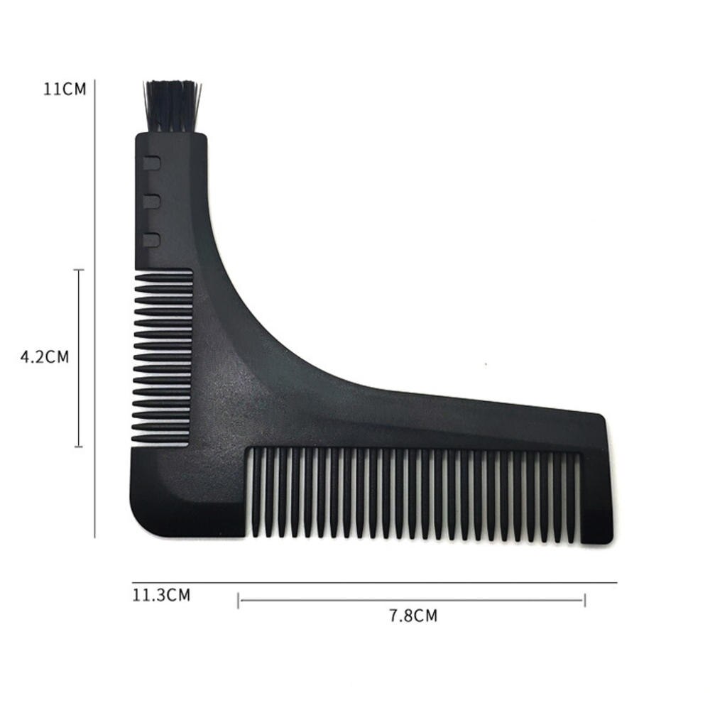 Molde / Plantilla para Modelado de Barba | Negro | CZG-BA-02