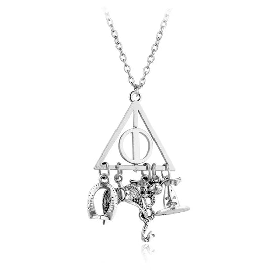 Collar - Las Reliquias de la Muerte | Harry Potter | Plateado | CZG-COL-27