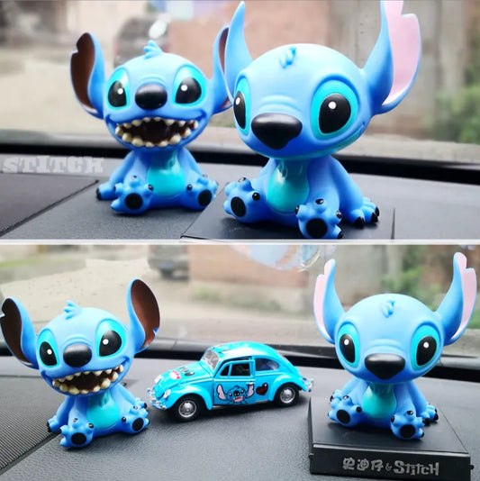 Figura de Stitch | 12cm | Base Removible / Cabeza Móvil | 2 Estilos | CZG-FIG-01