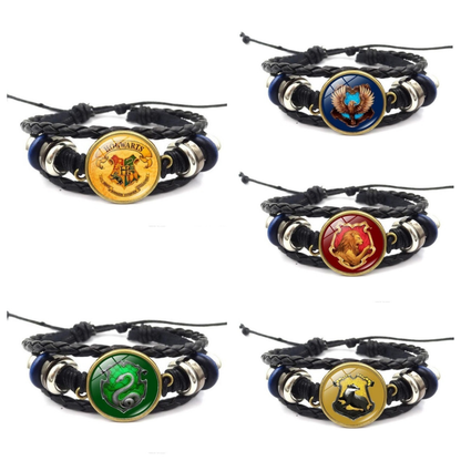 Pulseras - Harry Potter | Hogwarts / Slytherin / Ravenclaw / Gryffindor / Hufflepuff | CZG-PUL-01