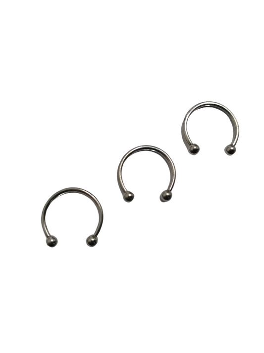 Piercing - Septum | 8mm / 10mm / 12mm | Titanio G23 / ASTM F-136 | CJM-PRC-05