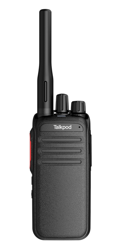 Radio de Comunicación Talkpod D30 | UHF | 5W | DMR / Análogo | IP54 | MIL-STD-810 | USB | Batería de Alta Capacidad